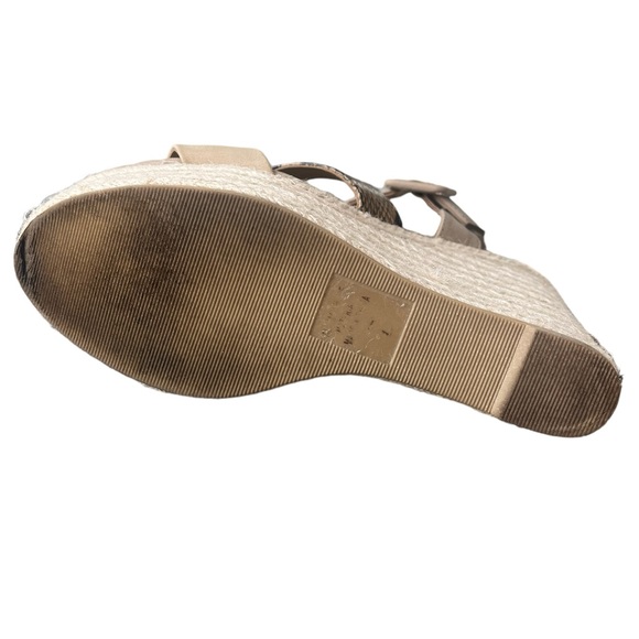 Soda Wedge Espadrille Sandal Excellent Condition Size 7 - Picture 8 of 9